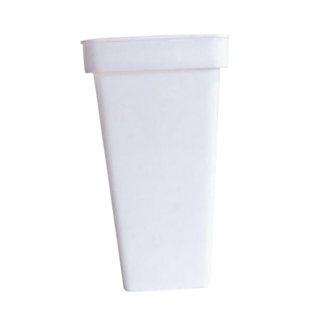 veasfak PP Flower Bucket for Cut Flowers Flower Container Decorative Versatile for Hotel White Size L
