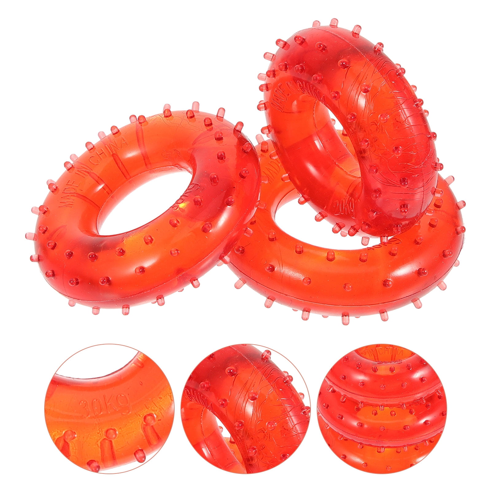 unbranded 9 Pcs  Hand Grip Strengthener Trainer Rings Hand Grip Strength Trainers Round Shaped Strength Trainers