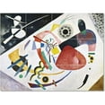 thumbnail image 1 of Ceramic Tile Mural-Wassily Kandinsky Abstract Painting 58. 17" w x 12.75" h using (12) 4.25 x 4.25 ceramic tiles, 1 of 3
