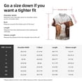 thumbnail image 5 of Rateoe Yak Print Mens Front Pocket Hawaiian Shirts Casual Shirts Short Sleeve Button Down Beach Tropical Shirts-Medium, 5 of 5