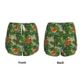 thumbnail image 5 of Lsque Parrots And Tropical Leaves Printed Women's Running Shorts with Liner Pockets,Elastic Quick Dry Workout Athletic Gym Yoga Shorts,Womens High Waist Shorts-X-Large, 5 of 9