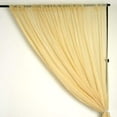 thumbnail image 4 of AK TRADING CO. 120" Wide (10Ft Wide) Sheer Voile Drape Panels for Backdrop, Wedding Events, Ceiling Drapes, Event Masking, Decor - Select from 6ft to 50ft Length. (10 feet x 35 feet, Champagne), 4 of 6