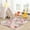Beige, Terracotta / Natal, variant on Hauteloom Kids Room, Nursery Round Area Rug - Outdoor Patio Safe - Animal Baby Bowtie Giraffe Playroom Carpet - Beige, Gray, Black, Cream - 3'11"