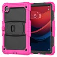 thumbnail image 4 of Allytech Shockproof Case for Lenovo Tab M11 11 Inch 2024, Lenovo Tab M11 Case with Screen Protector/Pencil Holder, Rugged Hybrid Bumper Shoulder Strap Kids Friendly All-Round Protective Cover,Rose, 4 of 8