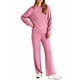 thumbnail image 2 of Traje de Dos Piezas para Mujer: Sudadera de Larga y Pantalón de Otoño. Traje Informal. Rosa XL, 2 of 9