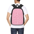 thumbnail image 4 of KLL Breast Cancer Awareness Pattern Carry on Backpack,16.5x12.5x5.5 Personal Item Bag Carry On Backpack Water Resistant Lightweight Daypack, 4 of 6