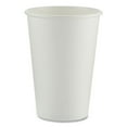 thumbnail image 4 of Dixie Paper Hot Cups, 16 oz, White, 50/Sleeve, 20 Sleeves/Carton, 4 of 6