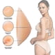 thumbnail image 3 of Pair Of Silicone Breast Form Triangle Mastectomy Prosthesis Bra Pad Enhancer, 3 of 3