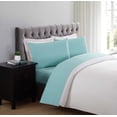 thumbnail image 3 of Truly Soft Everyday Solid Microfiber 100% Microfiber Polyester Deep Pocket Turquoise 3-Piece Twin XL, All Season, Adult Size, OEKO-TEX Certified, 3 of 11