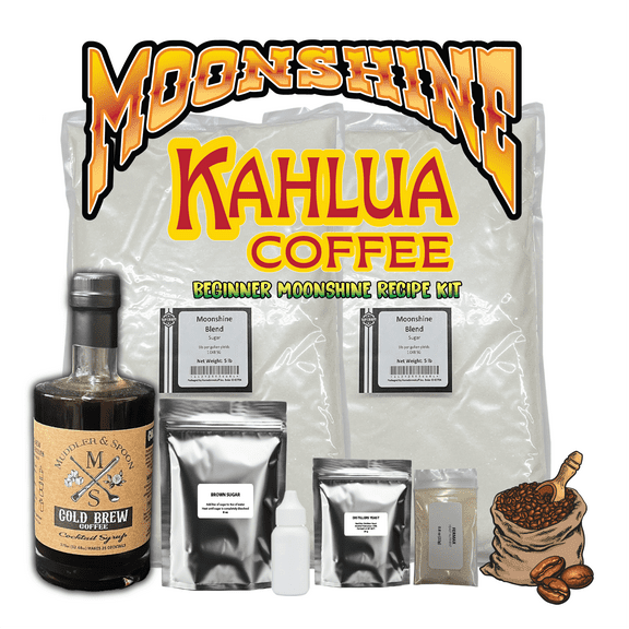 Kahlua Coffee Moonshine Sugar Wash Ingredient and Fermentation Kit