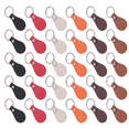 thumbnail image 2 of 30Pcs Leather Keychain PU Key Fobs with Rivets and Ring Sublimation Blanks, 2 of 9