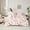 Pink Black Beige, variant on Homewish Pet Dogs Lover 7-Piece Bedding Comforter Set,Cute Cartoon Dachshund King Bedding Sets,Pink Paws Loves Bed Sheets For Girls Boys,Breathable Bedroom Decor Reversible