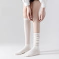 thumbnail image 2 of Women's 2-Pack Cotton Mesh Knee High Socks Dual-Layer Design Lightweight Breathable Fit, 2 PK-Beige, 2 of 7
