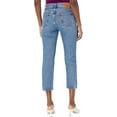 thumbnail image 3 of Levi's Women's Premium Medium Wash Must Be Mine 501 Cropped Jeans - 36200-0236 29W x 26L, 3 of 4