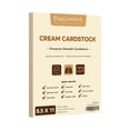 thumbnail image 1 of Cardstock S, impresión superfina, crema, 216 g/m², A4, 50 hojas, 1 of 7