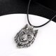 thumbnail image 5 of Collar con amuleto de lobo, correa para el hombro, plata de lobo, 5 of 5