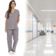 thumbnail image 4 of Conjuntos de uniforme médico para mujer Uniformes médicos de seis bolsillos (cuello en V con pantalón cargo), 4 of 5