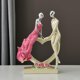 thumbnail image 1 of de baile de pareja romántica, estatua de , adorno artesanal, escultura para escritorio, hogar, dormitorio, , decoración 20x8x28.2cm Macarena Figura pareja de baile, 1 of 8