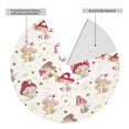 thumbnail image 2 of Sikiie Floral Mushroom 30-48 inches {designName} Print Christmas Tree Skirt Snowman Xmas Tree Skirt with Edge Christmas Decorations for Holiday Party48", 2 of 7