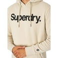 thumbnail image 4 of Superdry Core Logo Classic Pullover Hoodie, Beige, 4 of 5