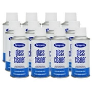 Sprayway Glass Cleaner 4oz: Streak-Free Window Cleaner and Glass Cleaner Spray, 12-Packs