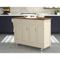 thumbnail image 4 of Create-A-Cart Off-White Kitchen Cart, 4 of 6