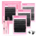 thumbnail image 1 of Kit de pestañas Eyelash Cluster YIDUO D Curl Fluffy Volume 720 unidades, 1 of 8