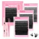 thumbnail image 1 of Kit de pestañas Eyelash Cluster YIDUO D Curl Fluffy Volume 720 unidades, 1 of 8