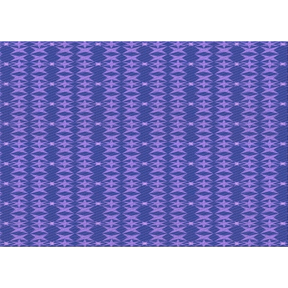 Ahgly Company Indoor Rectangle Patterned Crocus Purple Area Rugs, 2' x 4'