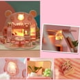 thumbnail image 4 of CIMAXIC Birthday Mini House Model Assemble Villa Model Mini Birthday Gift Assemble Villa without Battery Assorted Color,8.27"X6.3"X5.91", 4 of 4
