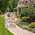 thumbnail image 5 of Eggs Rabbits Floral Garden Flag House Banner 28" x 40" Double Sided Outdoor Yard Decoration, 5 of 6