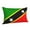 14"x20", variant on Hidden Zipper Pillowcases St.Kitts And Nevis Large Flag Lumbar Pillow Case Decorative Pillow Cases Bed Cushion Covers 14"x20"