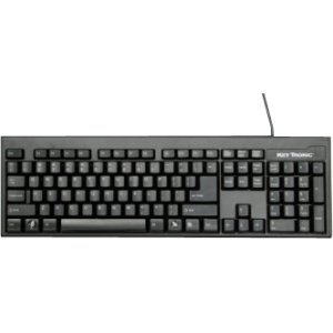 Keytronic Ps/2 Keyboard - Keytronic KT400U4 Keyboard - Cable Connectivity - USB Interface - Light Gray