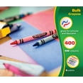 Crayola Large Crayon Classroom Pack, 8 Assorted Colors, Set of 400
