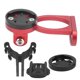 thumbnail image 2 of Soporte de extensión de vástago de aluminio para computadora de bicicleta con soporte de linterna integrado, rojo, 2 of 8