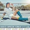 thumbnail image 2 of 3/6 Paires de Bas de Compression pour Femmes et Hommes 15-20 mmHg - Meilleur Soutien pour Infirmières, Course, Randonnée, Récupération et Bas de Vol, 2 of 7