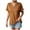 Yellow, variant on Summer Tshirts For Women 2023 Solid Color Short Sleeve Blosue Notched V Neck T Shirts Casual Tee Shirts Loose Fit Tee Blouse Tops Clearance Sale Items Cheapeast Thing On Sale