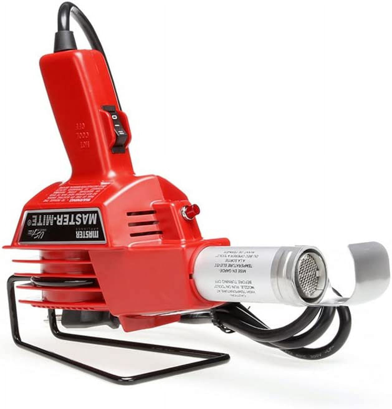 Master Appliance 10008 Master Mite Heat Gun, Quiet Low Airflow Motor, 650 Degrees F, 120 Volt, 475 Watts, Assembled in the USA