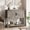 Grey, variant on DSstyles Farmhouse Entryway Table with 2-Door Cabinet, Wood Console Table with Storage, Coffee Bar Cabinet, Sofa Tables Buffet Sideboard for Kitchen, Hallway, Dining, Living Room, White/Grey