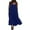 Dark Blue, variant on MIANHT Women's Maxi Dress Sleeveless Round Neck Solid Color Long Dresses Summer Casual and Comfy Dress for Women