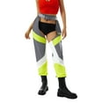 thumbnail image 3 of Douhoow Women Buckles Bottomless Pants High Waist Cargo Trousers Boggy Trousers Leggings, 3 of 8