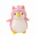 thumbnail image 2 of Playful Pompom Penguin Dino/Unicorn/Rabbit Vibrant Companions Endless Fun Stuffed Animal Toy - 7.9'', 2 of 6