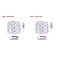 thumbnail image 4 of Matsuzay USB LED Home Office Garden Impermeable Control remoto Temporizador Lámpara Cadena 5m 50LEDs Blanco cálido Type8 NO8, 4 of 6