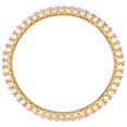 thumbnail image 6 of Ratnavali Jewels CZ Zirconia Gold Tone Solitaire Diamond Bollywood Wedding Indian Bangles Jewelry Women, 6 of 6
