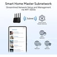thumbnail image 4 of Restored : ASUS RT-BE92U BE9700 Tri-Band WiFi 7 Router, Supports New 320MHz Bandwidth & 4096-QAM, MLO, AI WAN Detection, AiMesh Support, Subscription (Refurbished), 4 of 6