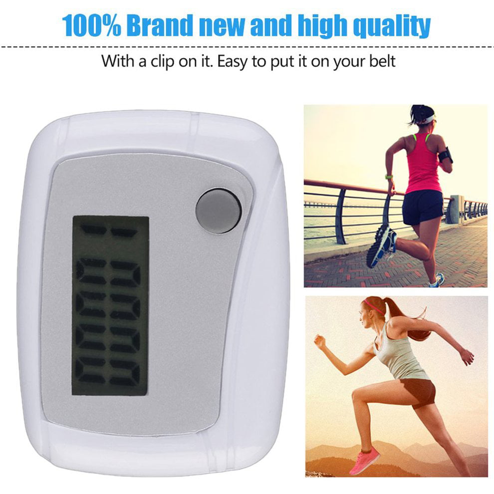 Mini Digital LCD Pedometer Run Jogging Step Walking Distance Counter New C2 