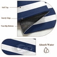 thumbnail image 6 of 5'x8' Area Rugs, Navy Blue Stripe Indoor Outdoor Area Rug for Living Room Bedroom, Modern Simple Geometric White Striped Washable Bathroom Rugs Kitchen Floor Carpet Mats Home Decor Aesthetic, 6 of 8