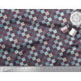 thumbnail image 2 of Soimoi Rayon Fabric Argyle Check Print Sewing Fabric Yard 56 Inch Wide, 2 of 3