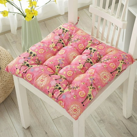 Ready Made Cushions Bestller 15x15inch Non-Slip Soft Square Thick Dining Chair Seat Pad Filled Ties Handmade Cushion Decor Pad for Lounge Saloon Chair Sofa Couch ()