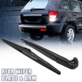 thumbnail image 2 of Rear Window Windshield Wiper Blade Arm Set 338mm 13" for 2007-2018 for Jeep Wrangler, 2 of 4
